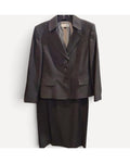 Brown Tahari Arthur S. Levine Blazer & Skirt Suit, size 10