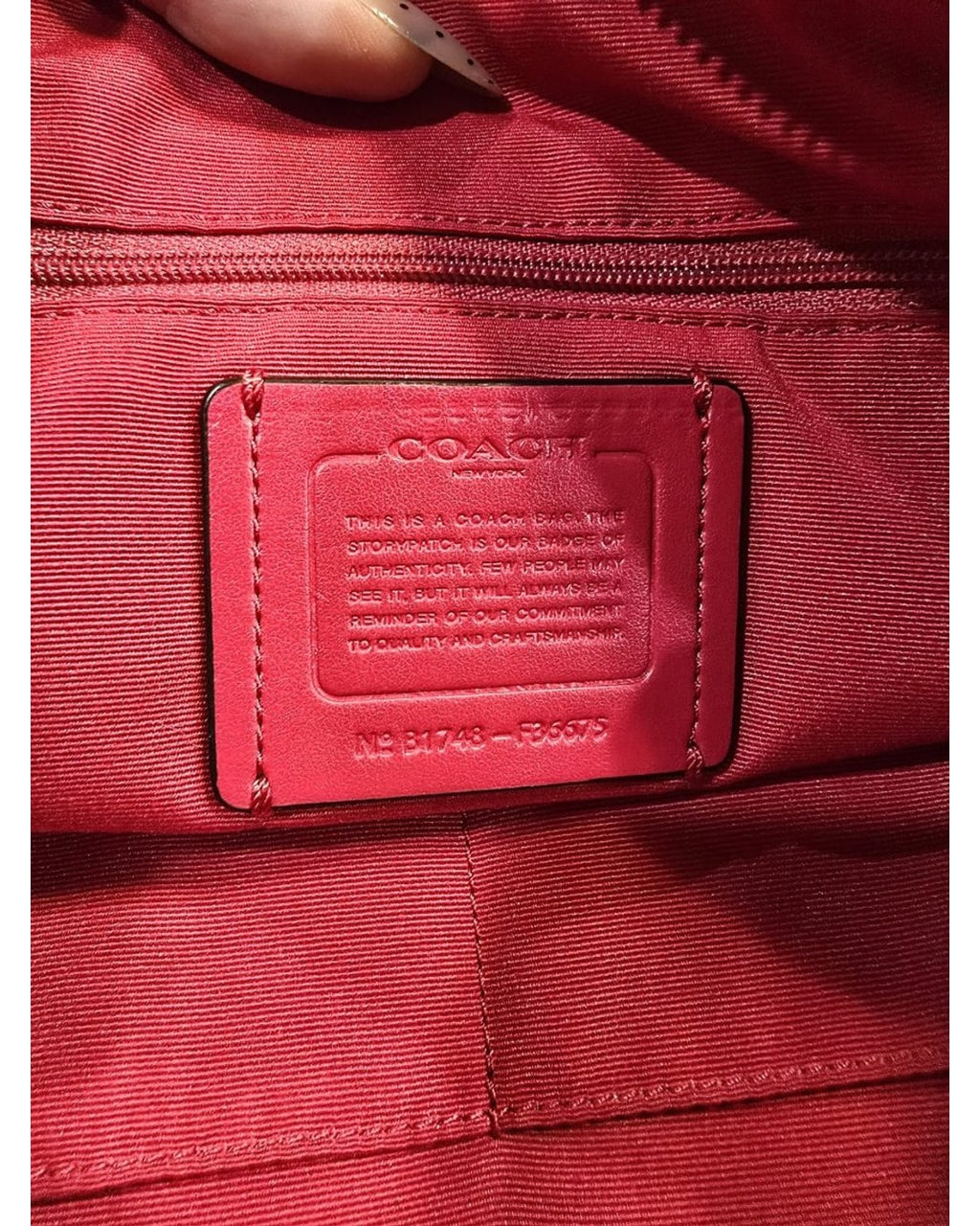Pink Coach Kelsey Pebbled Leather Satchel - #B1743-F36675 – photo 4