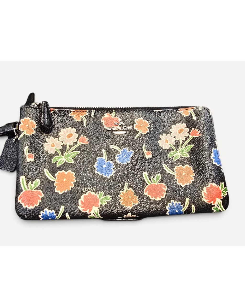 Multicolor Coach Floral Zip-Around Wristlet Wallet – photo 2