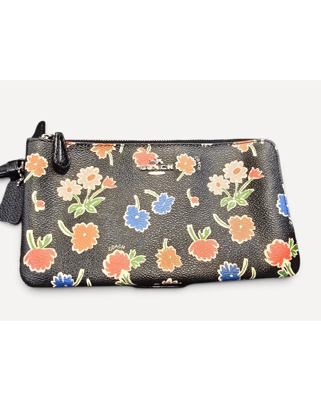 Multicolor Coach Floral Zip-Around Wristlet Wallet – photo 2
