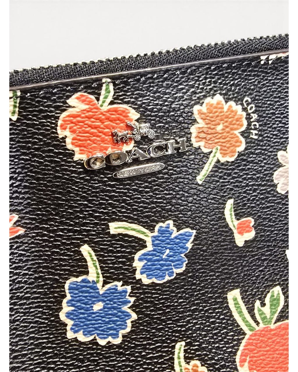 Multicolor Coach Floral Zip-Around Wristlet Wallet – photo 3