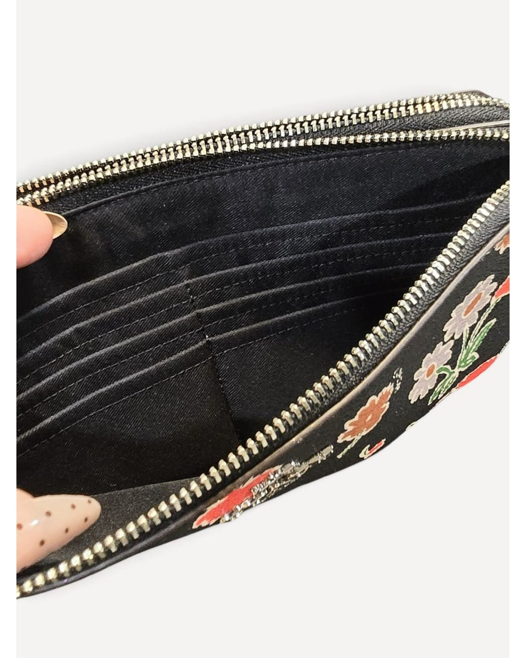 Multicolor Coach Floral Zip-Around Wristlet Wallet – photo 4