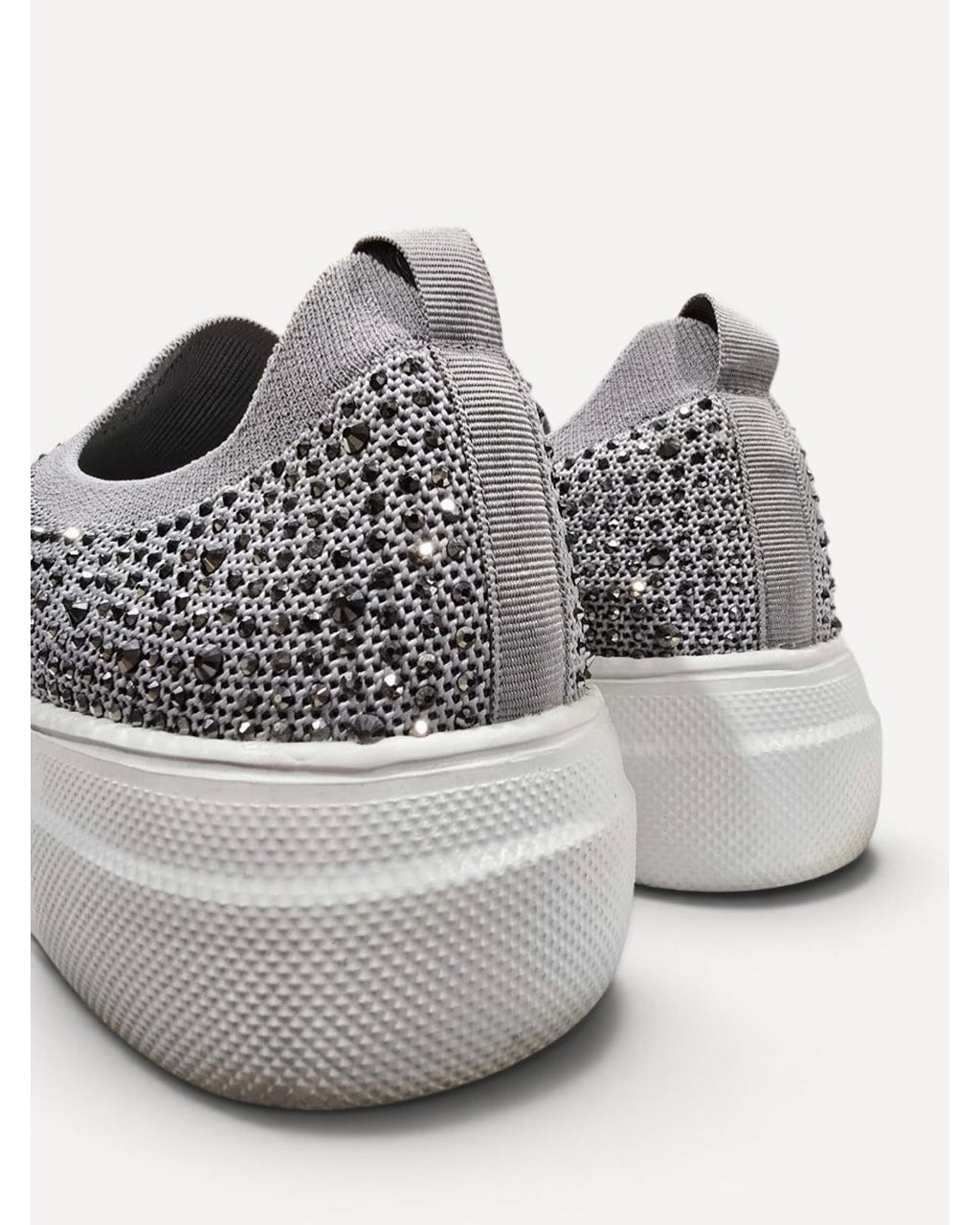 Grey Corkys Swank Rhinestone Slip-On Sneakers, size 10 – photo 2