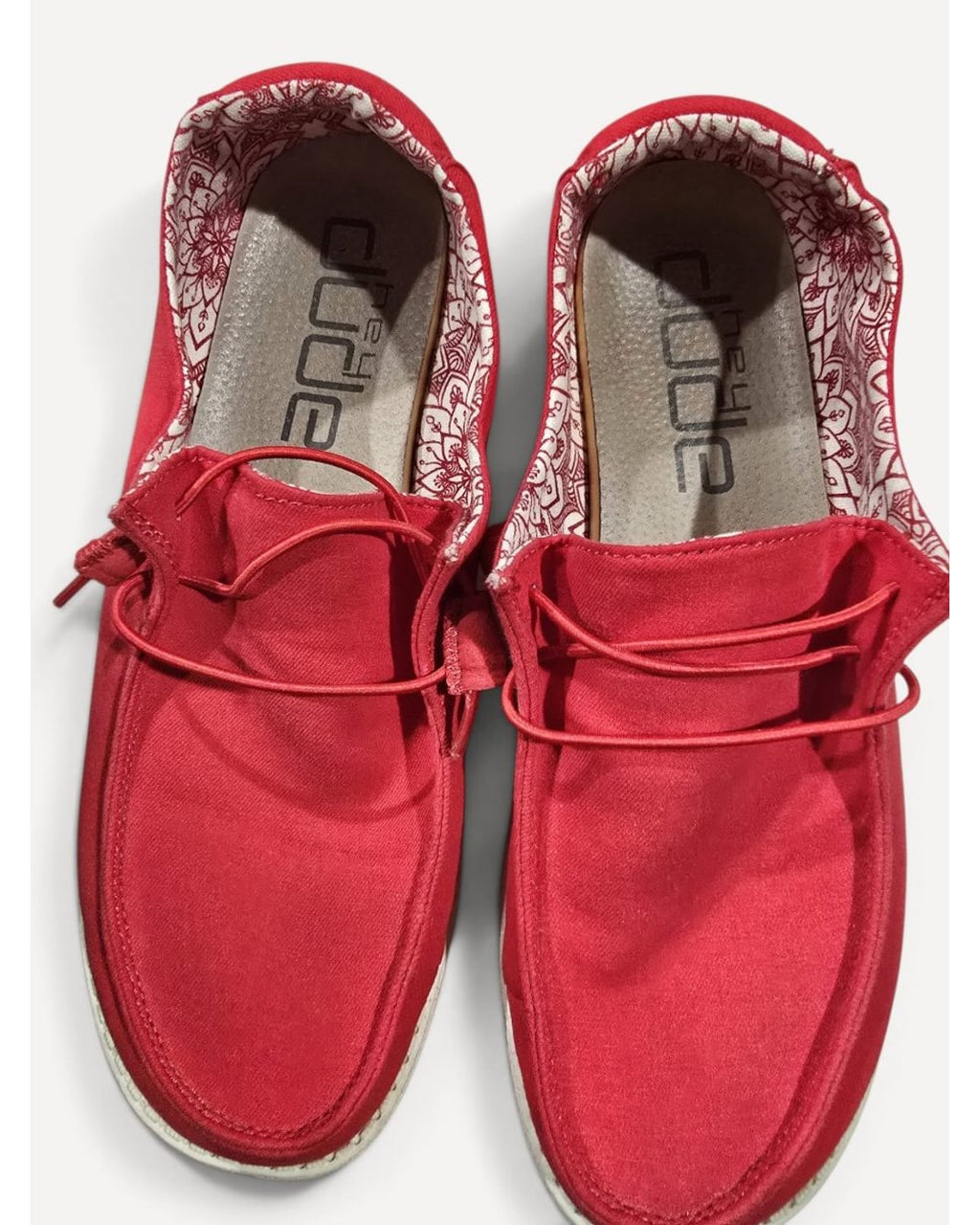 Orange Hey Dude Wendy Slip-On Sneakers - #121416800, size 10 – photo 2