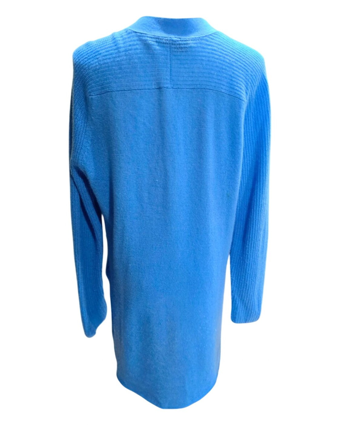 Blue 360cashmere Open-Front Longline Cardigan As Is, size XS – photo 2