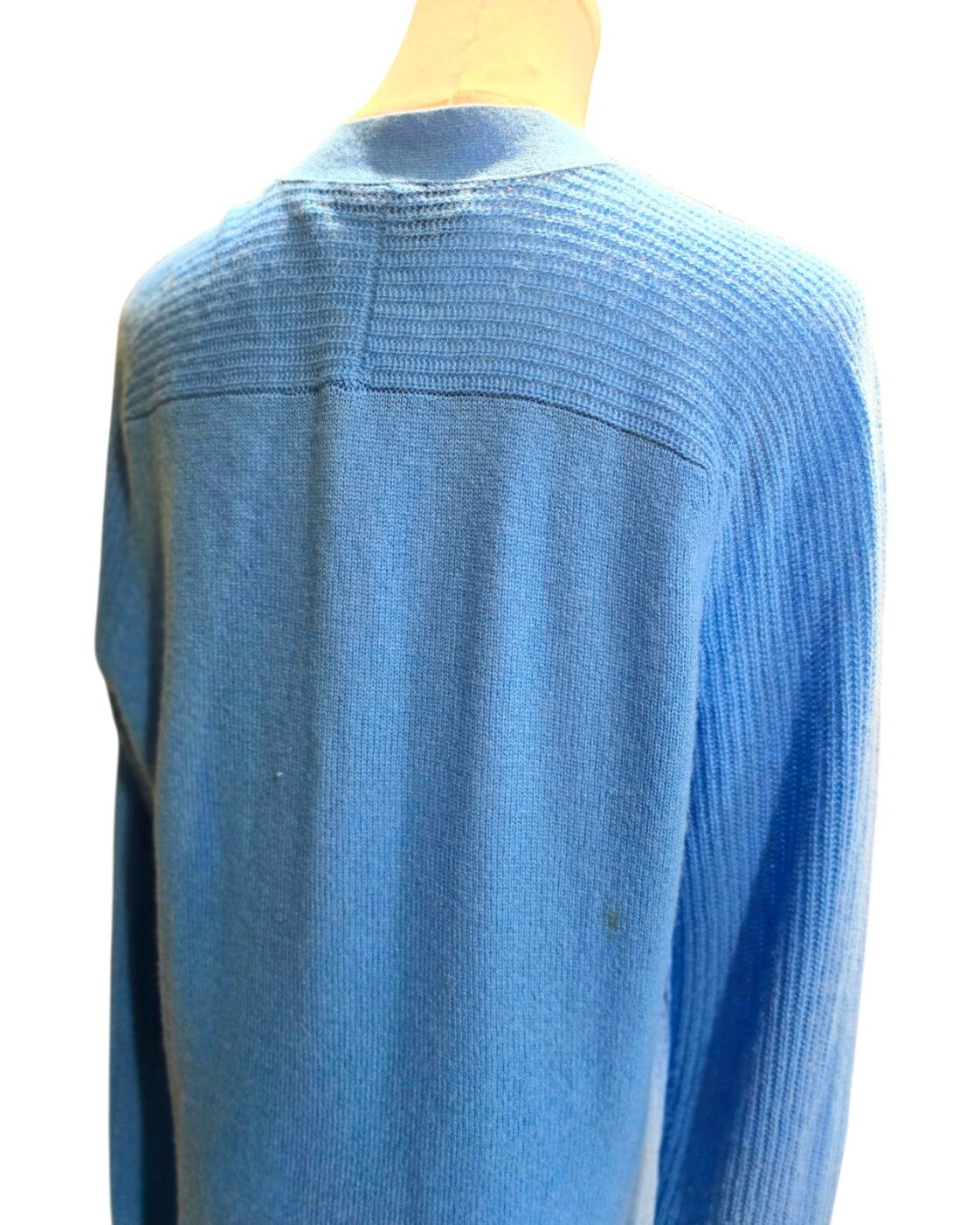 Blue 360cashmere Open-Front Longline Cardigan As Is, size XS – photo 4