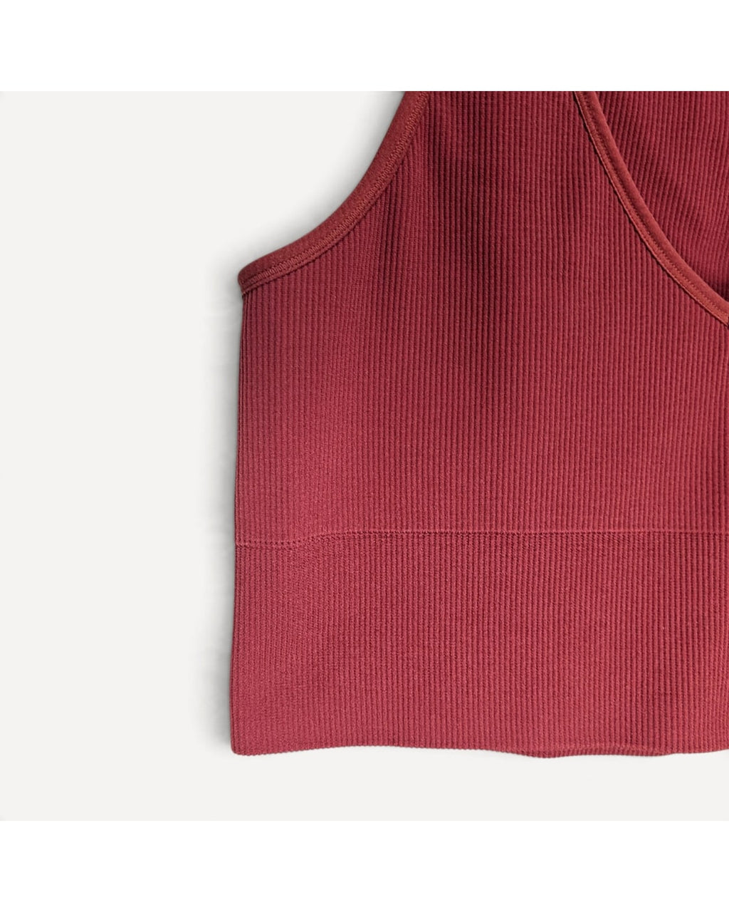 90 Degree Ribbed Sports Bra
