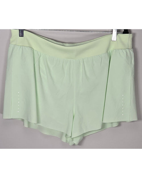 Green Athleta Fast Route Run Short, size XL